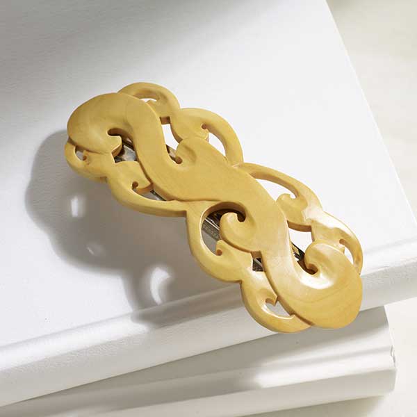 Barrette arabesque  buis japonais   B